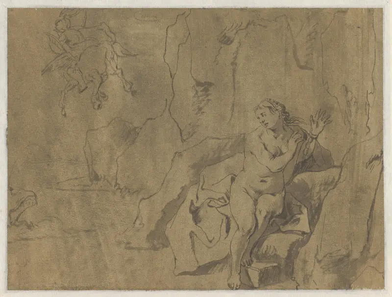 Perseus en Andromeda Wall Art by Leonaert Bramer - High-Resolution Digital Print