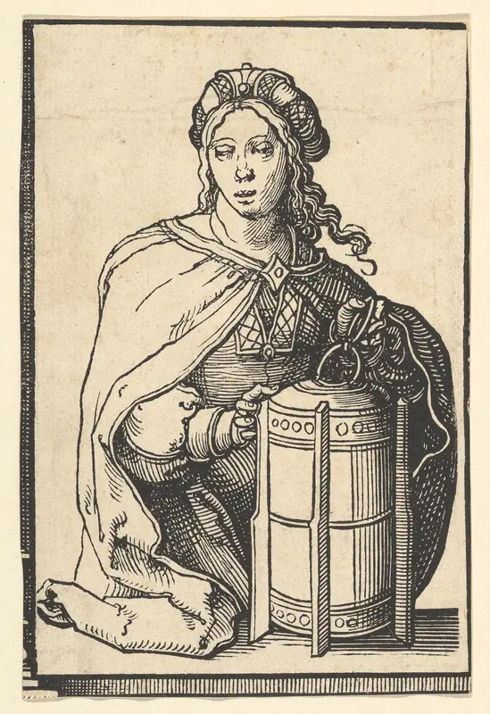 Persian Sibyl, from the series of Sibyls Wall Art by Lucas van Leyden - High-Resolution Digital Print