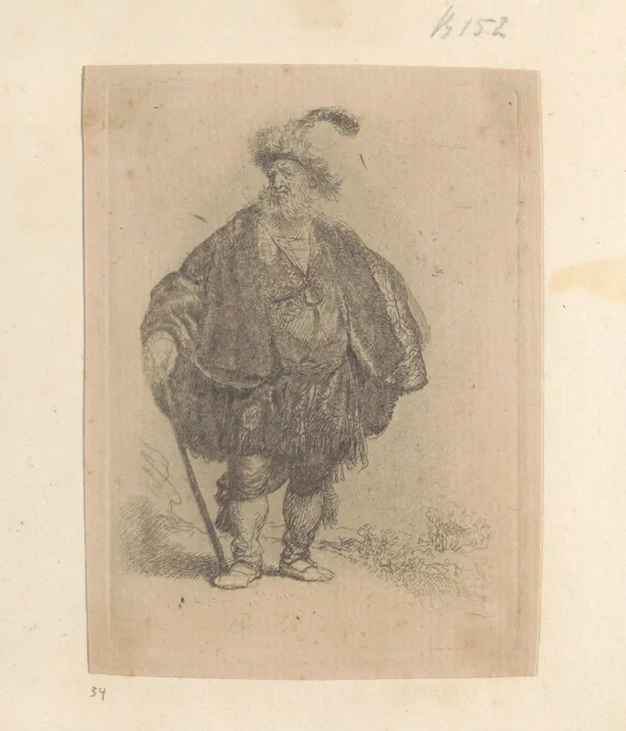 Perzische man Wall Art by Henry Louis Basan - High-Resolution Digital Print