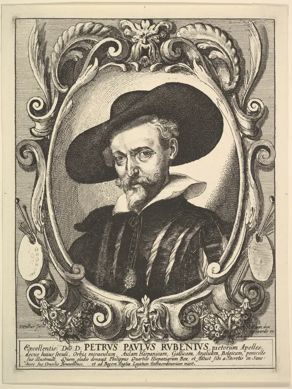 Peter Paul Rubens (Petrus Paulus Rubenius) Wall Art by Wenceslaus Hollar - High-Resolution Digital Print