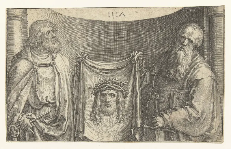 Petrus en Paulus met het Sudarium Wall Art by Unknown - High-Resolution Digital Print