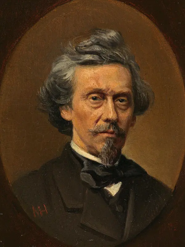 Petrus Franciscus Greive (1811-72), Painter Wall Art by Meijer Isaäc de Haan - High-Resolution Digital Print