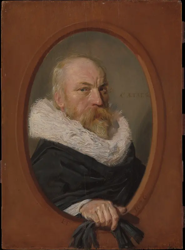 Petrus Scriverius (1576–1660) Wall Art by Frans Hals - High-Resolution Digital Print