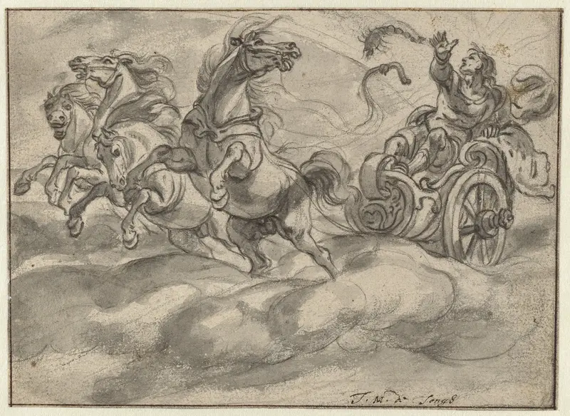 Phaeton op de zonnewagen Wall Art by Unknown - High-Resolution Digital Print