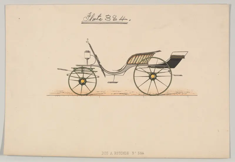 Phaeton or "Duc a Rotonde Plate 384" Wall Art by Brewster & Co. - High-Resolution Digital Print