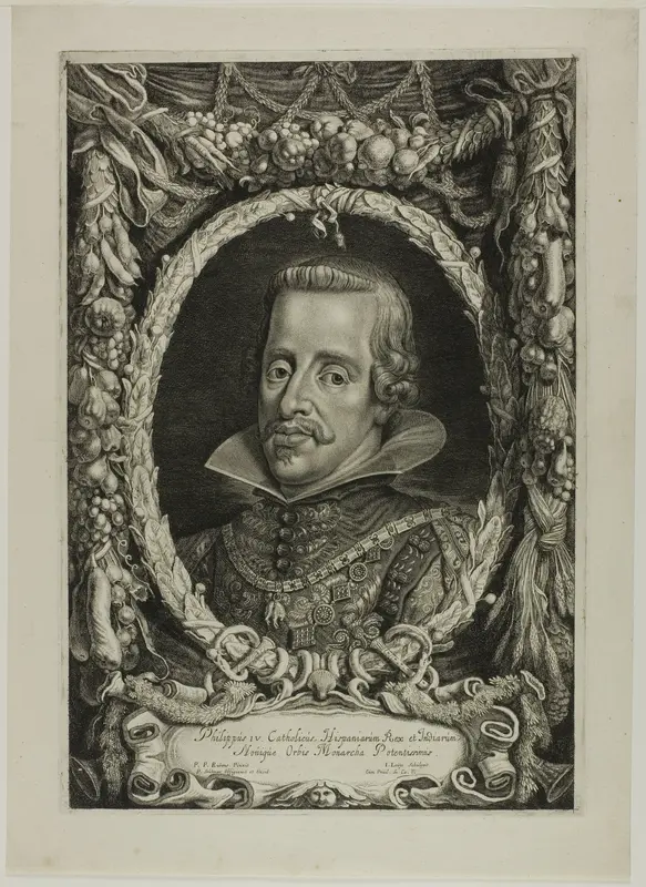 Philip IV, King of Spain, plate 12 from Duces Burgundiae (Dukes of Burgundy) Wall Art by Jacob Louys - High-Resolution Digital Print