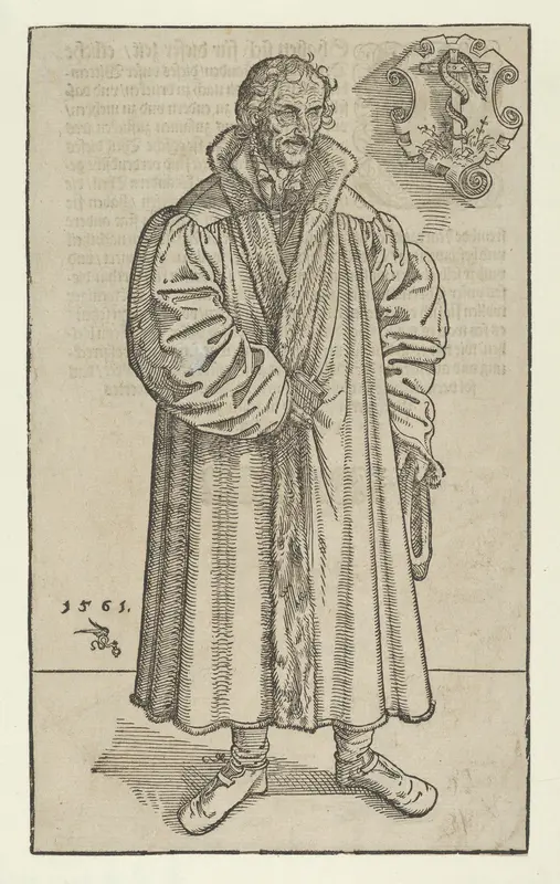 Philip Melanchthon, Full-Length Towards the Right Wall Art by Lucas Cranach the Younger - High-Resolution Digital Print