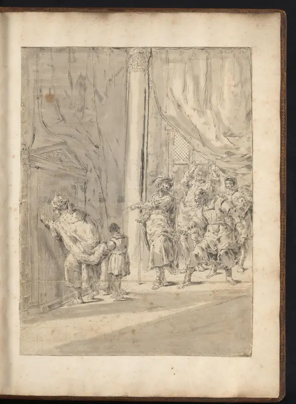 Philippus II van Macedonië ziet de verwekking van Alexander de Grote Wall Art by Leonaert Bramer - High-Resolution Digital Print
