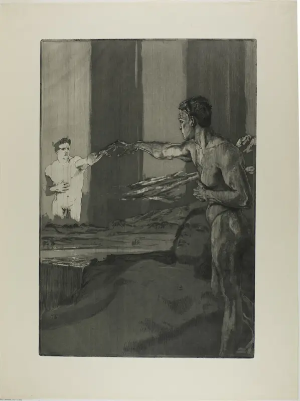 Philosopher, plate three from One Death, Part II
