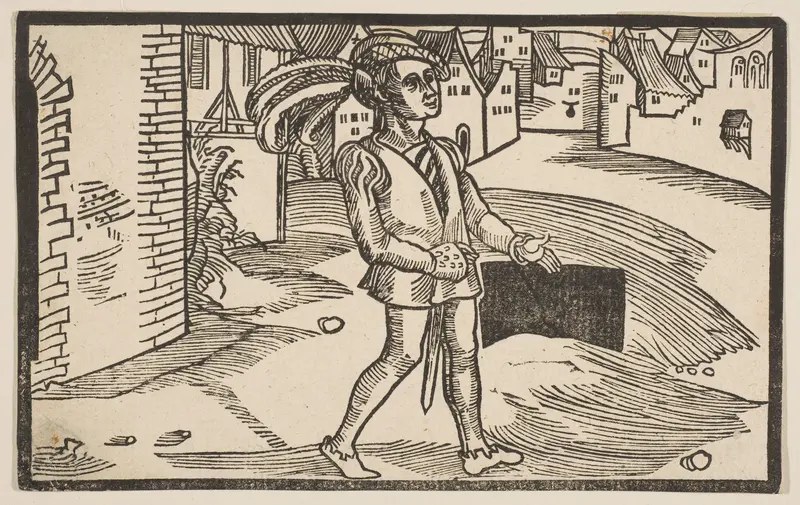 Phormio, from "The Comedie of Terence", 19th century reprint by Albrecht Dürer - High-Resolution Digital Print