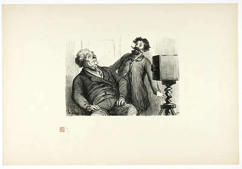 Photographes et photographiés, from Tirage Unique de Trente-Six Bois Wall Art by Charles Maurand - High-Resolution Digital Print