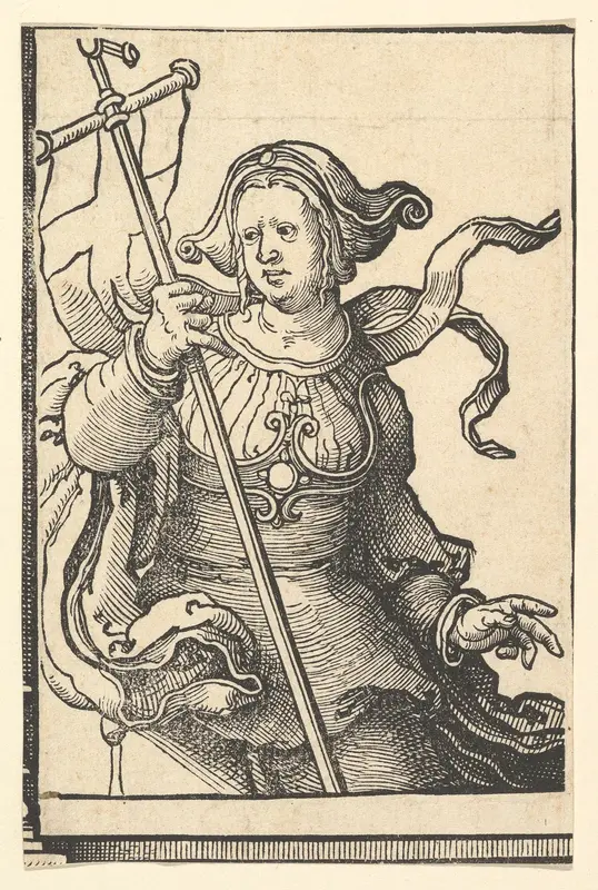 Phrygian Sibyl, from the series of Sibyls Wall Art by Lucas van Leyden - High-Resolution Digital Print