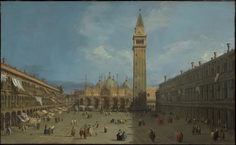 Piazza San Marco Wall Art by Canaletto (Giovanni Antonio Canal) - High-Resolution Digital Print