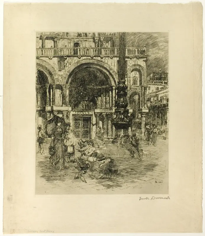 Piazza San Marco Wall Art by Frank Duveneck - High-Resolution Digital Print