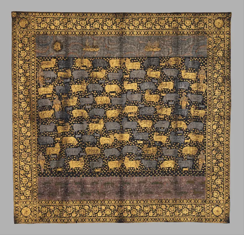 Pichhwai for the Festival of Cows Wall Art by Unknown - High-Resolution Digital Print