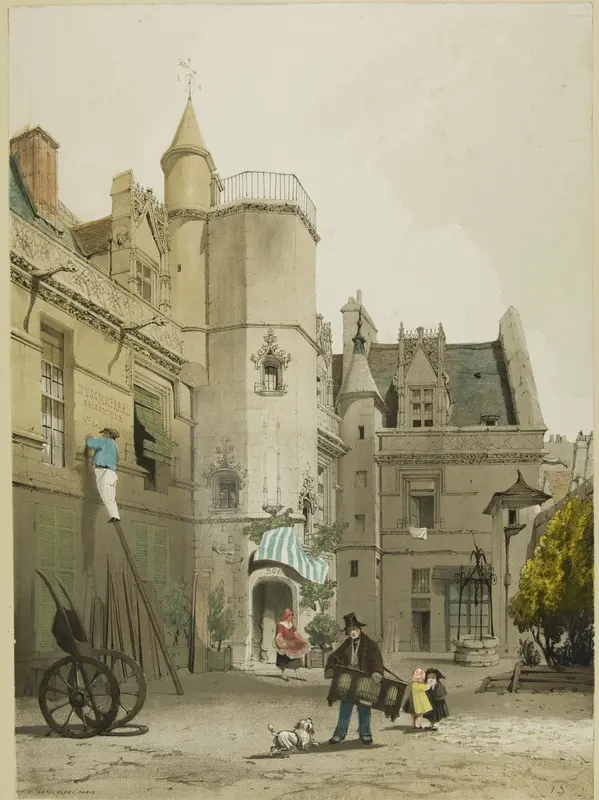 Picturesque Architecture in Paris, Ghent, Antwerp, Touen, etc. Wall Art by Thomas Shotter Boys - High-Resolution Digital Print