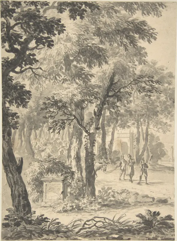 Picturesque Landscape Wall Art by Anonymous, British, 18th century - High-Resolution Digital Print