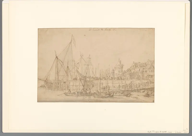 Pier te Antwerpen Wall Art by Bonaventura Peeters (I) - High-Resolution Digital Print