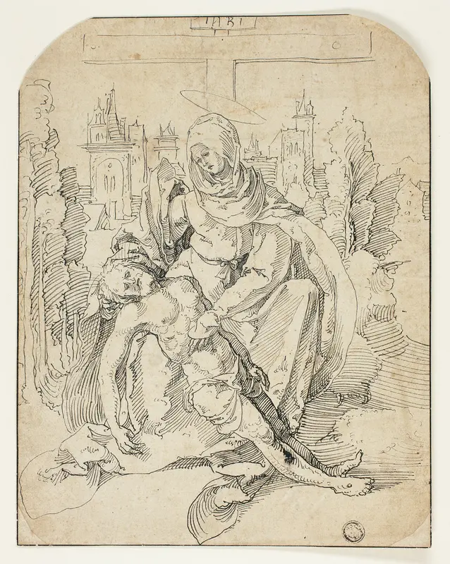 Pieta Wall Art by Albrecht Dürer - High-Resolution Digital Print