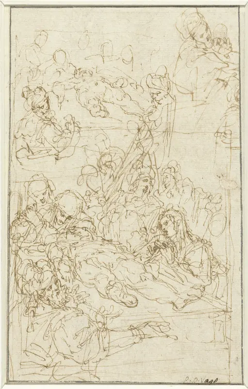 Piëta Wall Art by Camillo Procaccini - High-Resolution Digital Print