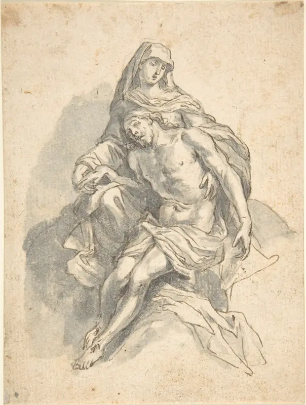 Pietà Wall Art by Anonymous, German, 17th century - High-Resolution Digital Print