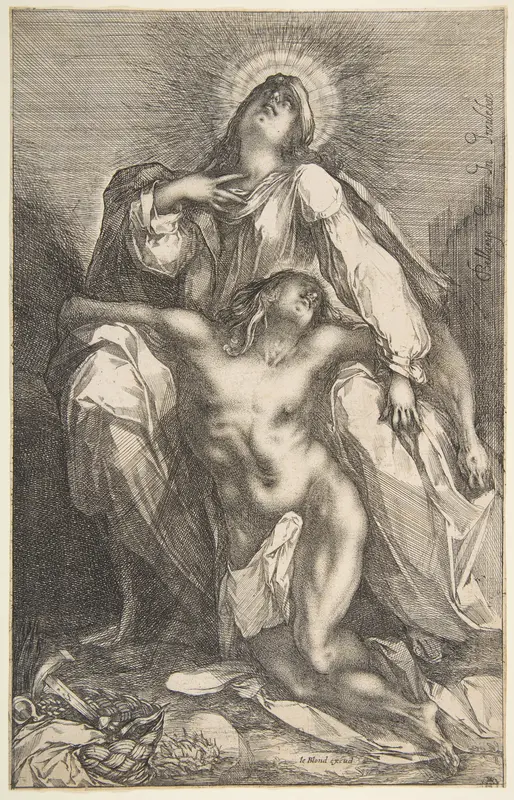 Pietà Wall Art by Jacques Bellange - High-Resolution Digital Print
