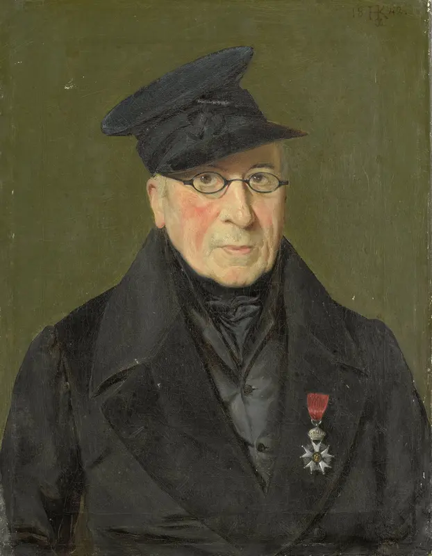 Pieter Janson (1765-1851). Schilder en etser, majoor der Kurassiers buiten dienst Wall Art by Monogrammist HK (Nederland) - High-Resolution Digital Print