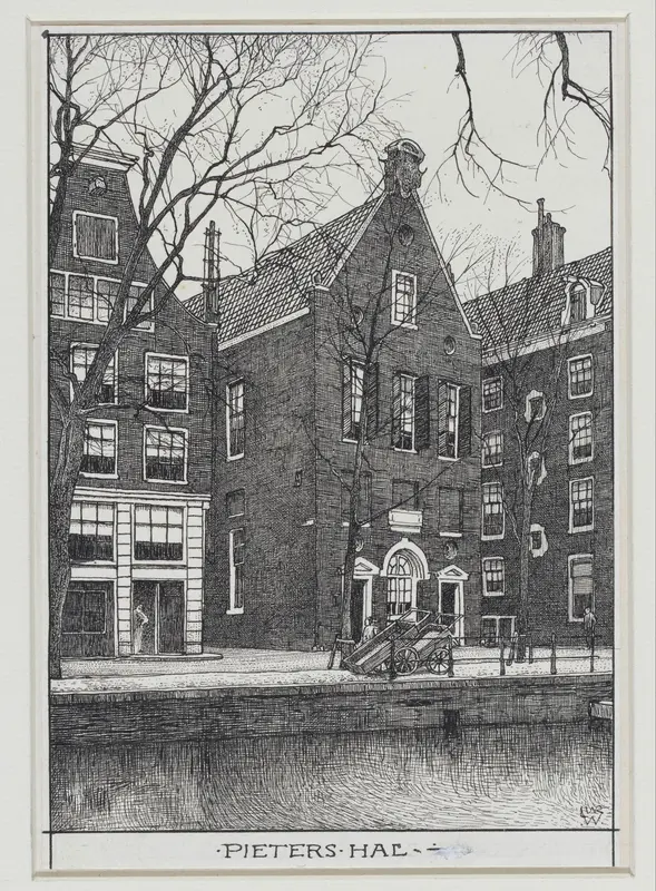 Pieters Hal te Amsterdam Wall Art by Willem Wenckebach - High-Resolution Digital Print