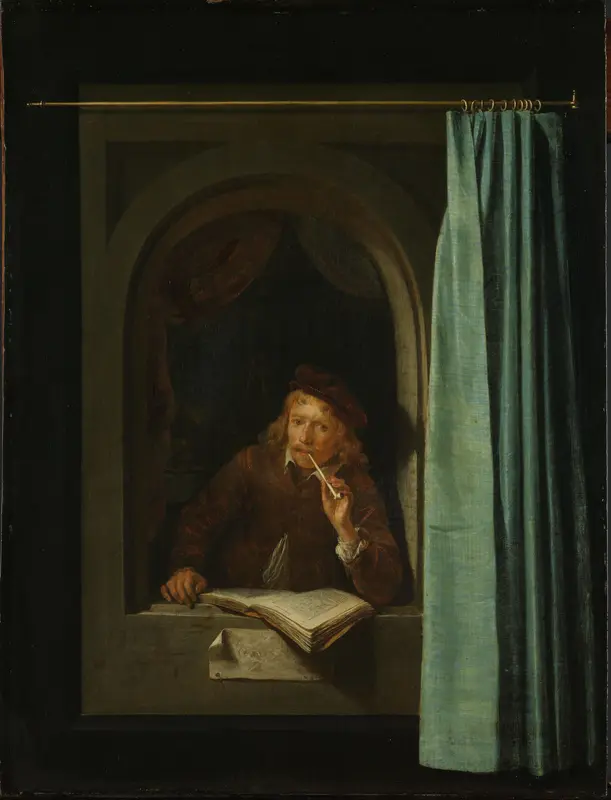 Pijprokende man Wall Art by Unknown - High-Resolution Digital Print