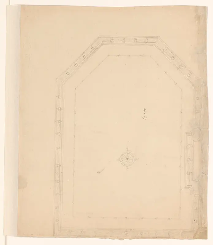 Plafond van een zaal Wall Art by Jan Hoynck van Papendrecht - High-Resolution Digital Print