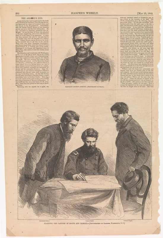Planning the Capture of Booth and Harold Wall Art by Alexander Gardner - High-Resolution Digital Print