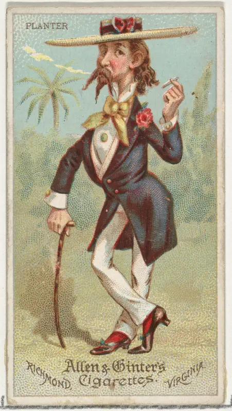 Planter, from World's Dudes series (N31) for Allen & Ginter Cigarettes Wall Art by Allen & Ginter - High-Resolution Digital Print