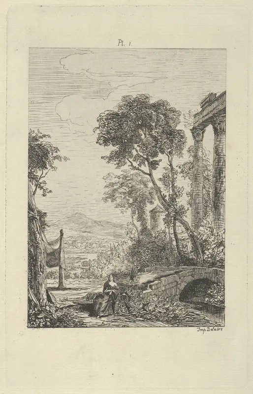Plate 1 for "Treatise on Etching" Wall Art by Maxime-François-Antoine Lalanne - High-Resolution Digital Print