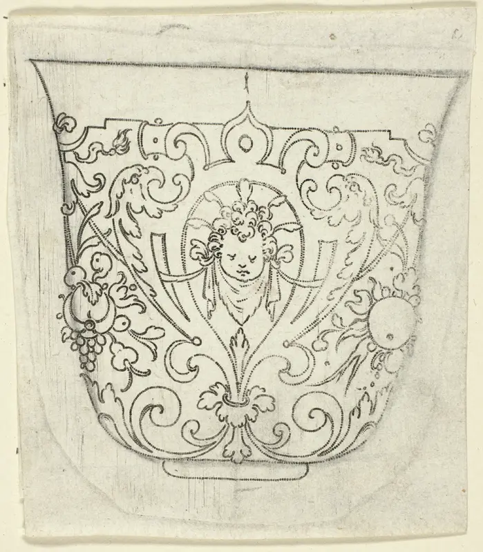 Plate 1, from XX Stuck zum (ornamental designs for goblets and beakers) Wall Art by Master A.P. - High-Resolution Digital Print
