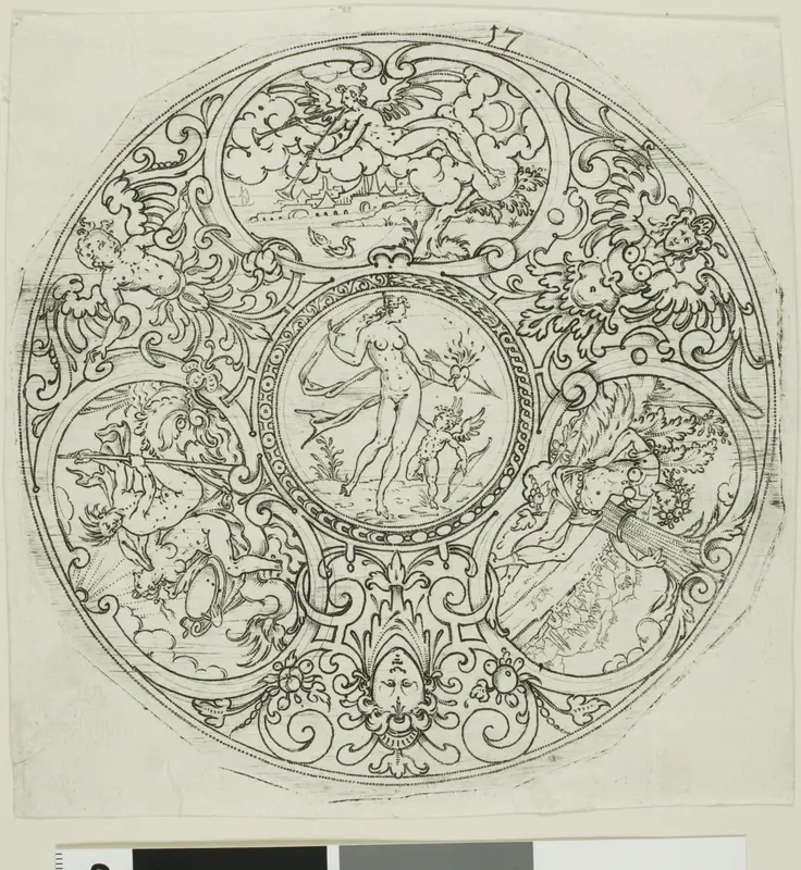 Plate 17, from twenty ornamental designs for goblets and beakers Wall Art by Master A.P. - High-Resolution Digital Print