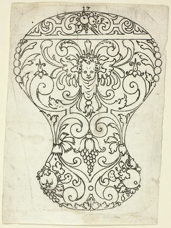 Plate 17, from XX Stuck zum (ornamental designs for goblets and beakers) Wall Art by Master A.P. - High-Resolution Digital Print