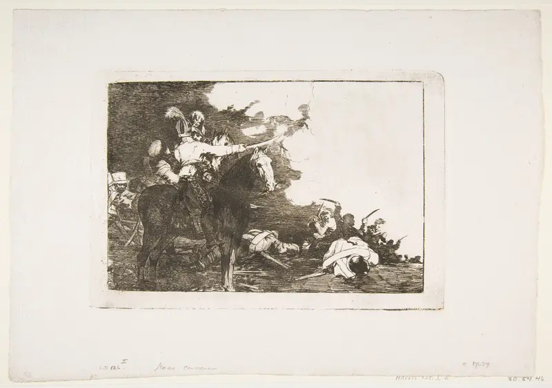 Plate 17: They do not agree (No se convienen), from "The Disasters of War" (Los Desastres de la Guerra)
