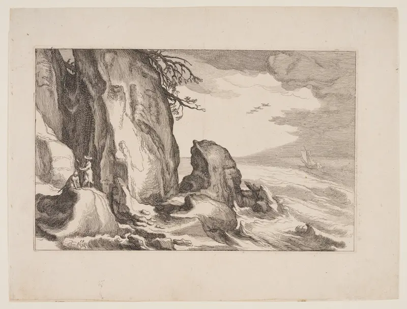 Plate 19, from Landscapes with Farmhouses Wall Art by Boetius Adams Bolswert - High-Resolution Digital Print