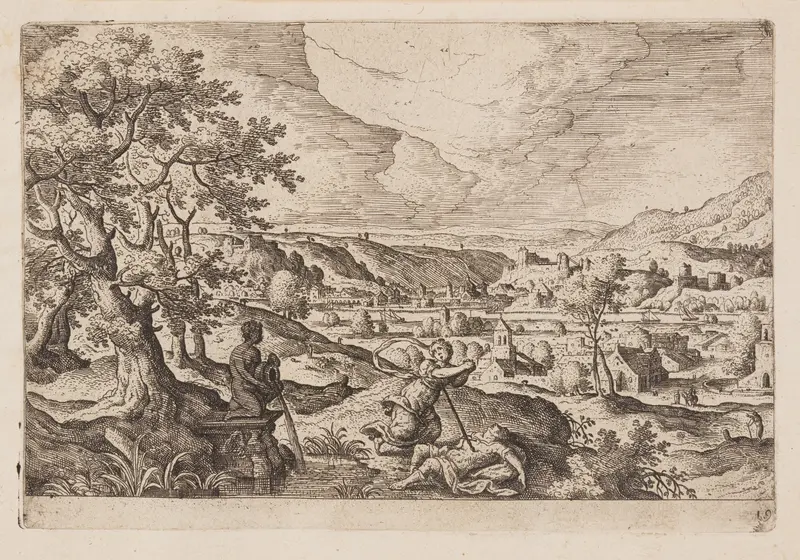 Plate 19, from Landscapes with Scenes from the Old and New Testament and Ovid’s Metamorphoses