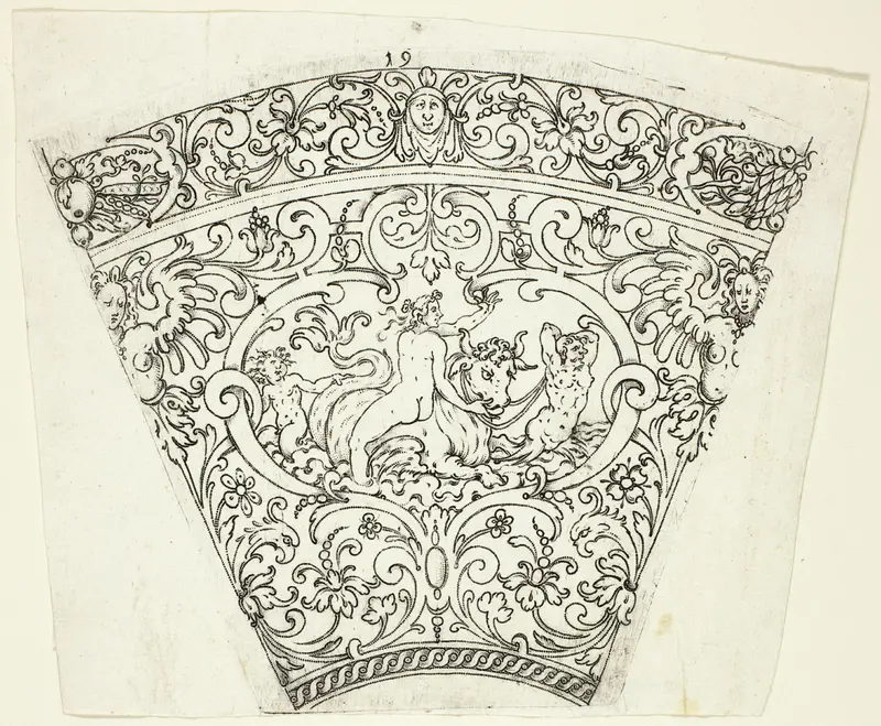 Plate 19, from twenty ornamental designs for goblets and beakers Wall Art by Master A.P. - High-Resolution Digital Print