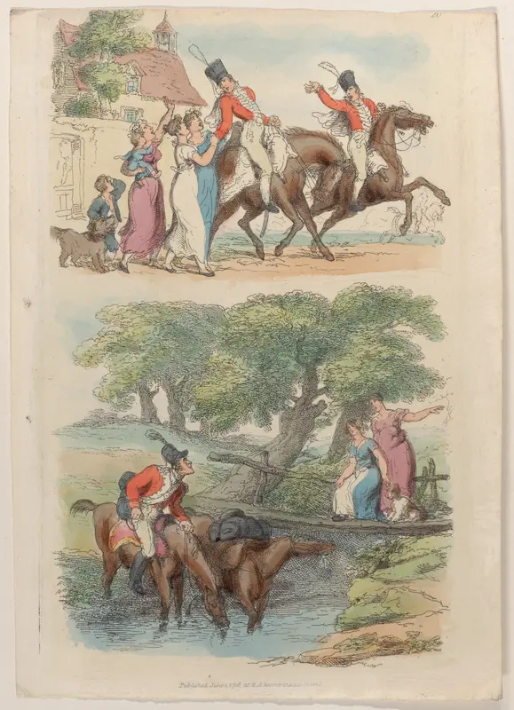 Plate 20, from "World in Miniature" Wall Art by Thomas Rowlandson - High-Resolution Digital Print