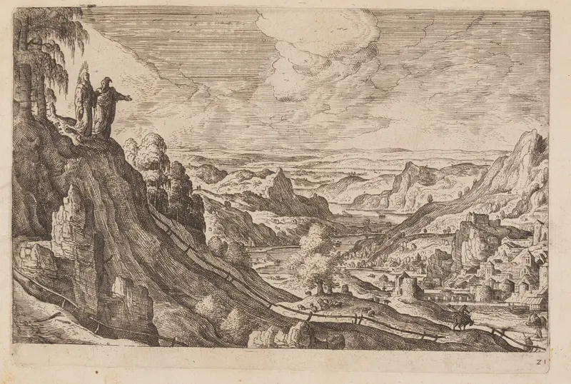 Plate 21, from Landscapes with Scenes from the Old and New Testament and Ovid’s Metamorphoses