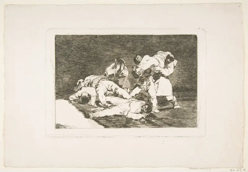 Plate 21 from "The Disasters of War" (Los Desastres de la Guerra): 'It will be the same' (Será lo mismo)