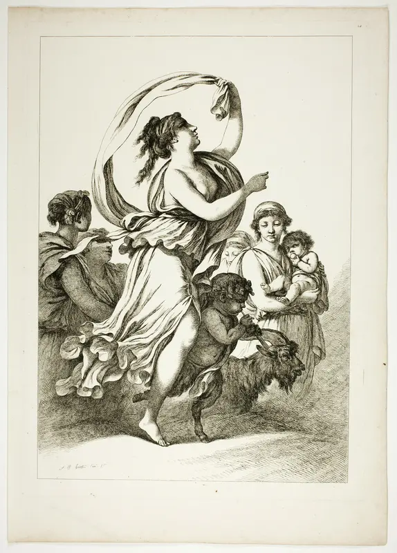 Plate 24 of 38 from Oeuvres de J. B. Huet Wall Art by Jean Baptiste Huet - High-Resolution Digital Print