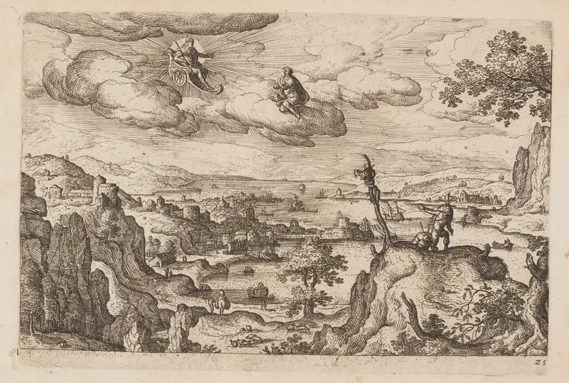 Plate 25, from Landscapes with Scenes from the Old and New Testament and Ovid’s Metamorphoses