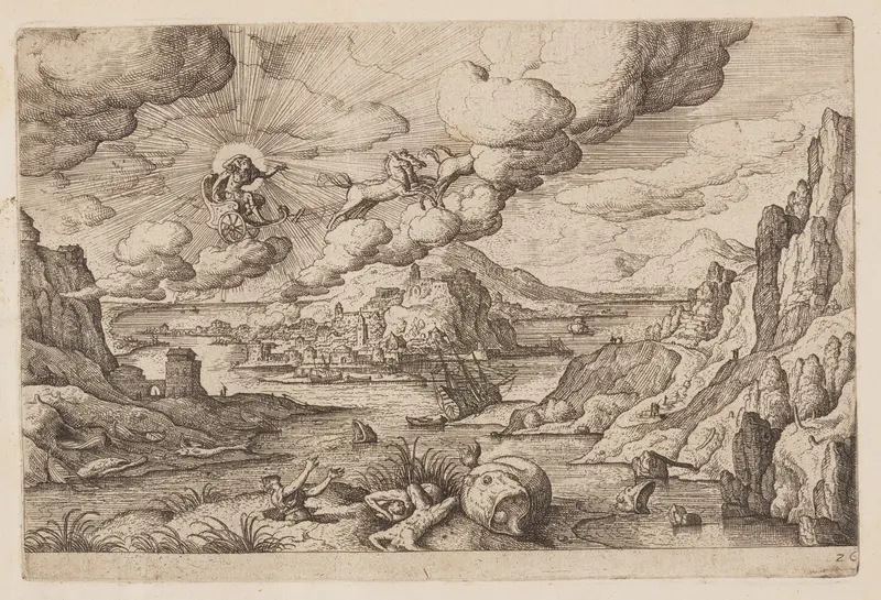 Plate 26, from Landscapes with Scenes from the Old and New Testament and Ovid’s Metamorphoses