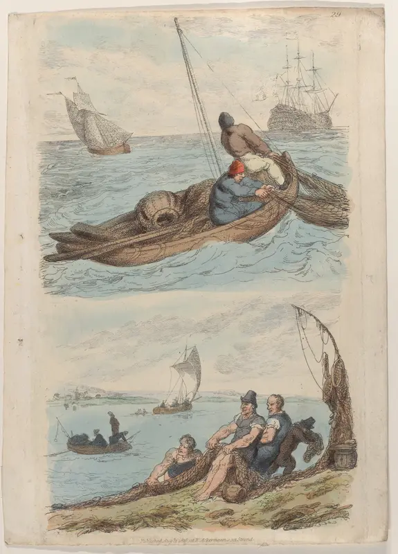 Plate 29, from "World in Miniature" Wall Art by Thomas Rowlandson - High-Resolution Digital Print