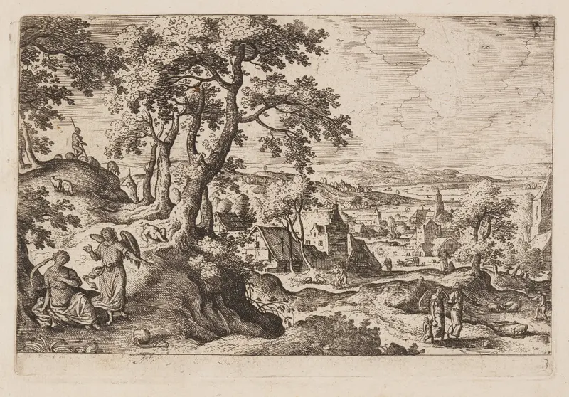 Plate 3, from Landscapes with Scenes from the Old and New Testament and Ovid’s Metamorphoses