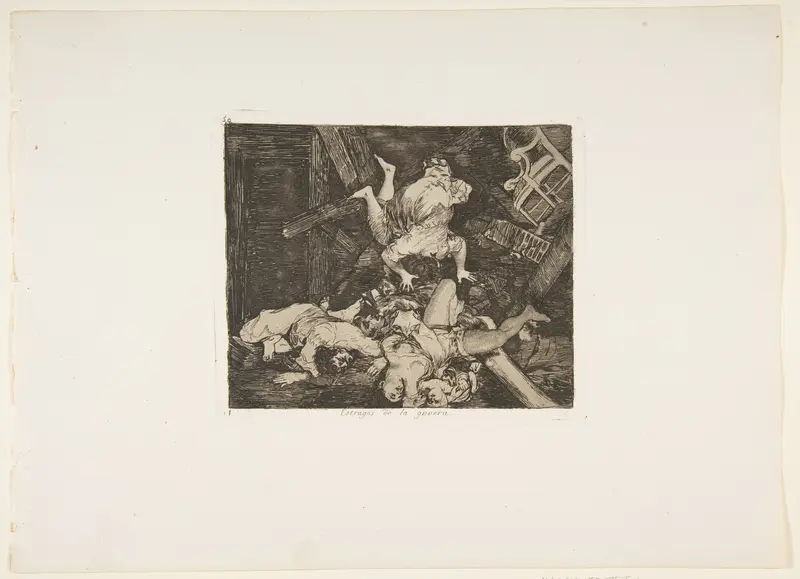 Plate 30 from "The Disasters of War" (Los Desastres de la Guerra): Ravages of war (Estragos de la guerra) Wall Art by Goya (Francisco de Goya y Lucientes) - High-Resolution Digital Print