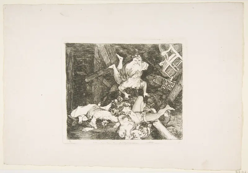 Plate 30 from "The Disasters of War" (Los Desastres de la Guerra): 'Ravages of War' (Estragos de la guerra)
